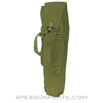 RPG-7 Gunners / Carrier Pack, 2-Cell, with Shoulder Straps, OD Green Canvas *NOS*