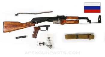 Russian AKM Parts Kit, Cast Gas Block, Replacement Front Trunnion, 7.62x39 *Excellent* ONE-OFF