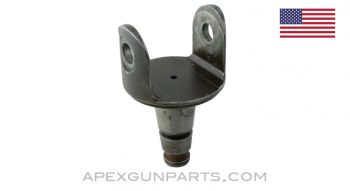 Pintle For M2 & M3 Tripod, Stripped, Fits .30 & .50 Cal. Guns, 2 Ring 1917 Style with 2-Step Base *Very Good* 