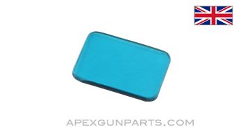 Lee Enfield Aim Corrector Glass, Small, Blue Color *Good* 