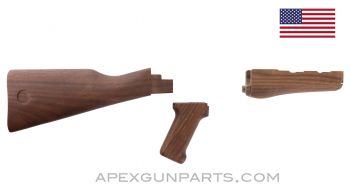 WASR-10 / AK-47 Century Arms 50th Anniversary Stock Set, Walnut, US Made 922(r)  *NEW Old Stock* 