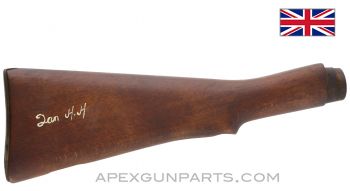 Enfield #4 Target Rifle Butt Stock, Wood, Fazakerley *Very Good* 