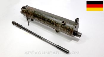MG-15 / ST-61 Barrel And Water Jacket Assembly W/Sights, No Jacket Fittings / Caps, WW2 German, 23.5", 7.92x57 *Good* 
