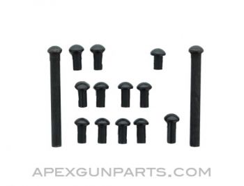 Fixed Stock Rivet Set for AKM Rifles, Russian Specification, *NEW*