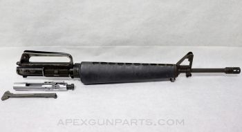 Colt 601 M16 Upper Assembly, 20" Pencil Barrel, Chrome Bolt Assy, Triangle Charging Handle, Early Bend, Painted Receiver, 5.56x45 NATO *Good*