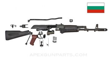 Bulgarian AK-74 Parts Kit, 16" US Barrel, Plum Polymer Furniture, 5.45x39 *Excellent* 