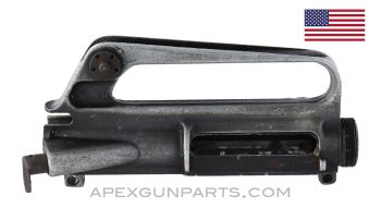 Colt M16A1 Upper Receiver w/Teardrop Fwd Assist, No Ejection Cover, Early Gray Finish *Good*