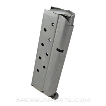 Colt 1911 Delta Elite Government / Commander Magazine, 8rd, Stainless, SS SP573421, 10mm *New*
