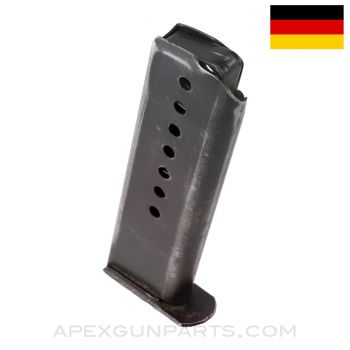 Walther P38 Magazine, 8rd, German Unmarked Late WWII CYQ, 9mm *Good*