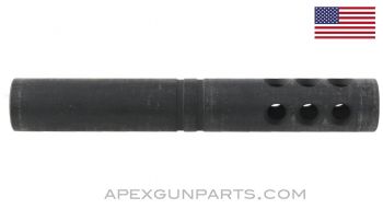 AK Barrel Extension / Flash Hider, 5", Parkerized, 14x1 LH *NOS*