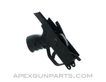 H&K G3 Trigger Assembly, Select Fire, Steel, Complete, Black Grip, *Good*