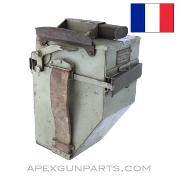 French AFV Machine Gun Ammunition Can, Steel *Good* 