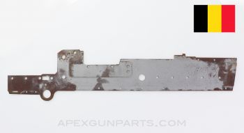 FN MAG58 Side Plate, Left, Stripped, Bead Blasted / Rusty *Good*