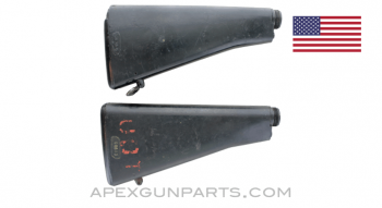 Colt M16 Solid Body Buttstock Assembly, Type D 1964-1969, w/Late Colt Buffer Tube, Sold *As Is* 