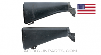 Colt M16 Solid Body Buttstock Assembly, Type D 1964-1969, w/Late Buffer Tube & Recvr Piece, Sold *As Is* 