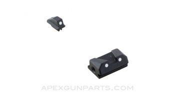 Pistol Front & Rear Pistol Sight Replacement Set, US Made *NEW*