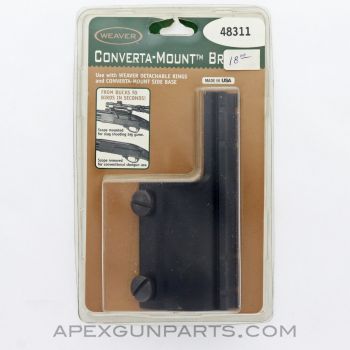Weaver Converta-Mount Shotgun Bracket, For Remington 870, 48311 *NEW*
