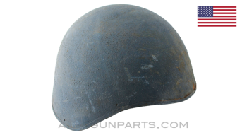 US Navy Talker Helmet, WWII, Gray *Good* 