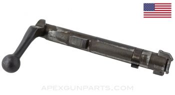 Springfield 1903 / 1903A3 Bolt Body with Extractor Collar, Stripped "B&S" Marked, Large Port, Parkerized *Good*