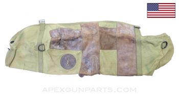 1917A1 Browning .30 cal, Machine Gun M7 Canvas and Leather Cover, Boyt 1942, *Excellent*