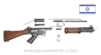 Israeli FAL Light Rifle Parts Kit, Wood Stock, 7.62X51 NATO, *Good*, $549.95 w/(1) Magazine