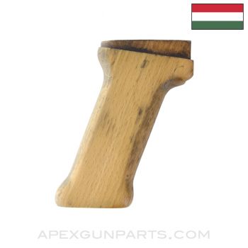 Hungarian AMD Pistol Grip, Wood, Stripped *Good*