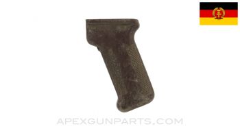 East German AKM Pistol Grip, Brown Polymer *Good*