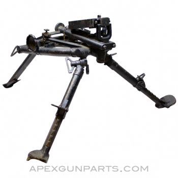 ZB-37 Tripod With Pintle Adapter Plate, Black Painted, Eastern Arabic Markings, *Good* 