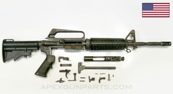 Colt Model 720 XM4 Carbine Parts Set, 14.5" Barrel, Carbine 2-Position Stock, F/A 1/7, 5.56X45 NATO *Very Good* 