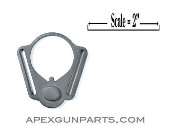 AR15/M16 Adapter Plate, Rear Sling, Ambidextrous, Long Slot