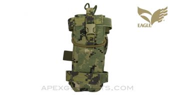 Eagle Industries Radio Pouch, Bungee / Clip Retentions, Molle Backing, AOR2 Canvas *Good*