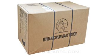 Humanitarian Daily Rations (HDR), 10 Days Supply of Food for $35 / 1 Case, Mix of Menu's per Case