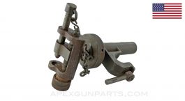 T&E Mechanism, Fits M3 Tripod and M2 .50 Browning, Early Pin *Good*